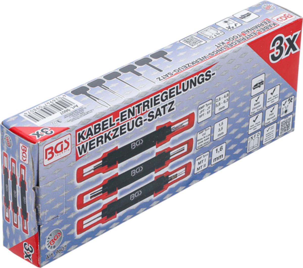 Set scule pentru desfacut cuple electrice 3 piese BGS Technic 9807