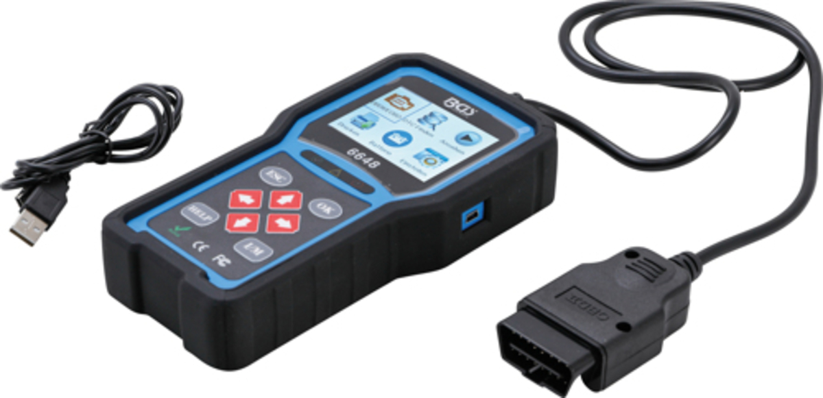 Dispozitiv diagnoza erori OBD II (EOBD) pentru autocamioane BGS Technic 6648 Dispozitiv diagnoza erori OBD II (EOBD) pentru autocamioane BGS Technic 6648