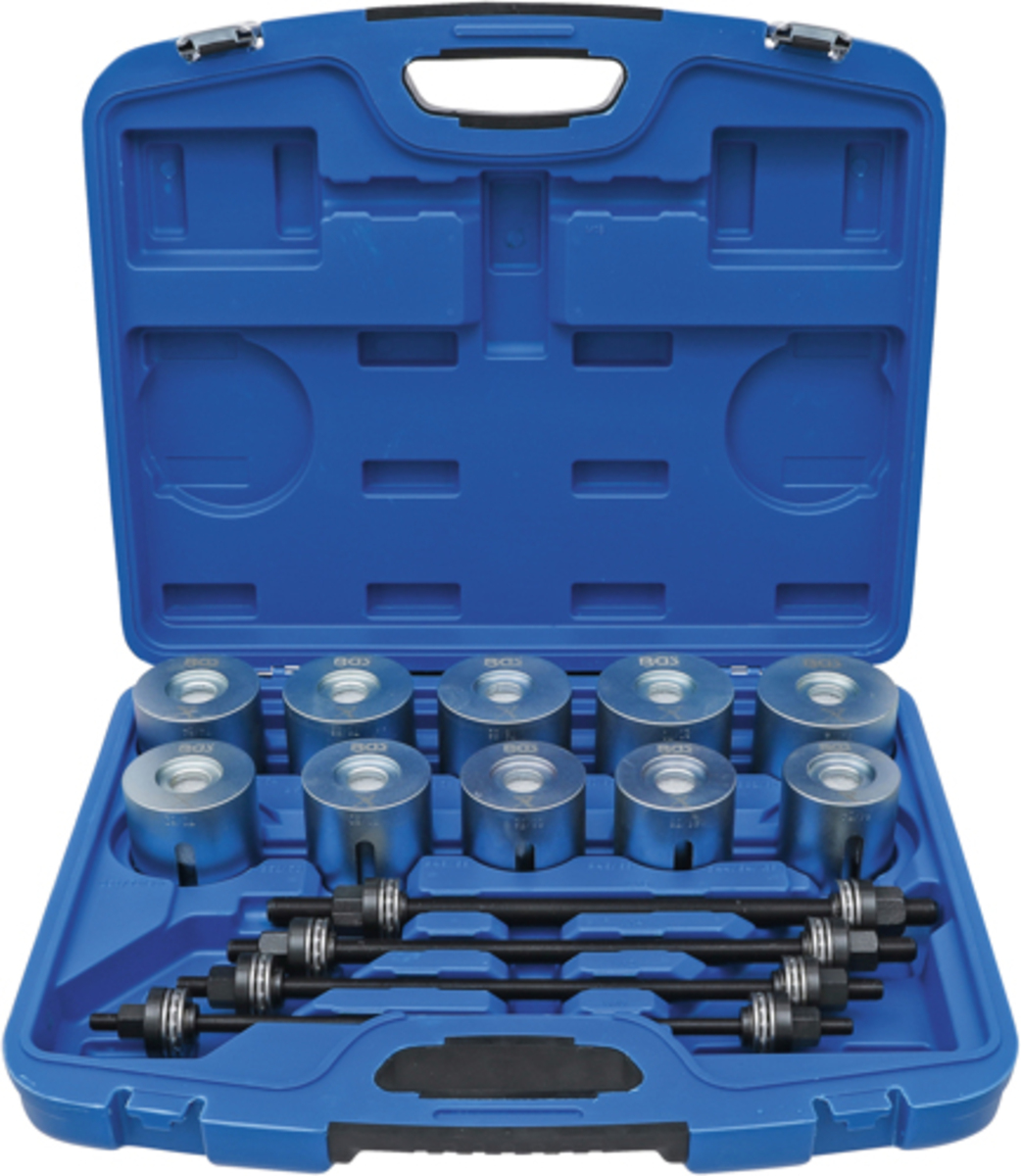 Trusa cu presa pentru bucsi si rulmenti cu 4 axe filetante BGS Technic 1514