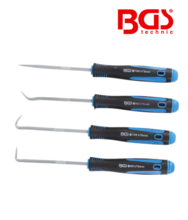 Set minicarlige pentru demontat simeringuri si inele de etansare 4 piese BGS Technic 8451 Set minicarlige pentru demontat simeringuri si inele de etansare 4 piese BGS Technic 8451