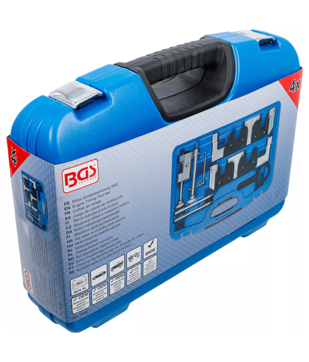 Dispozitiv de reglare motor pentru BMW S63 BGS Technic 70187 Dispozitiv de reglare motor pentru BMW S63 BGS Technic 70187