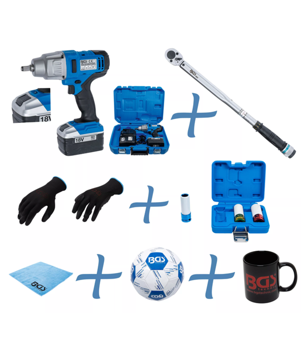 Set special pentru schimbat roti 7 piese BGS Technic 9927 Set special pentru schimbat roti 7 piese BGS Technic 9927