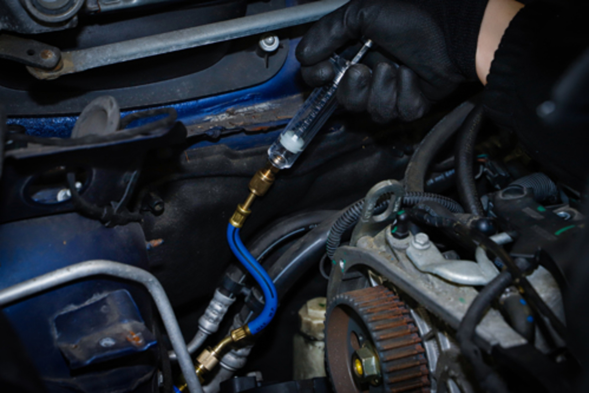 Kit pentru localizarea scurgerilor in sistemele de aer conditionat BGS Technic 3710