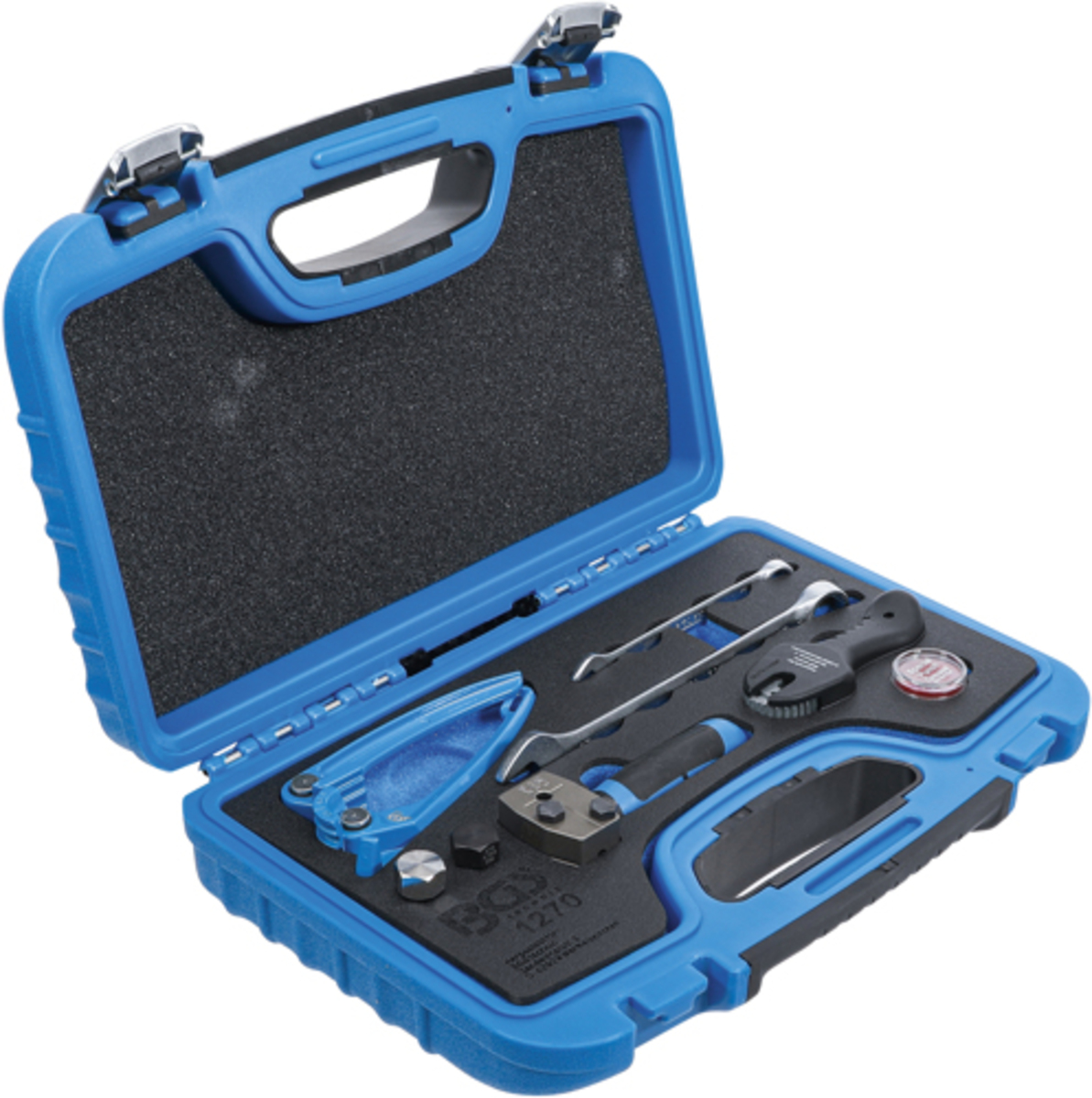 Set scule pentru bercuit indoit si taiat pentru conducte de frana 3/16” BGS Technic 1270 Set scule pentru bercuit indoit si taiat pentru conducte de frana 3/16” BGS Technic 1270