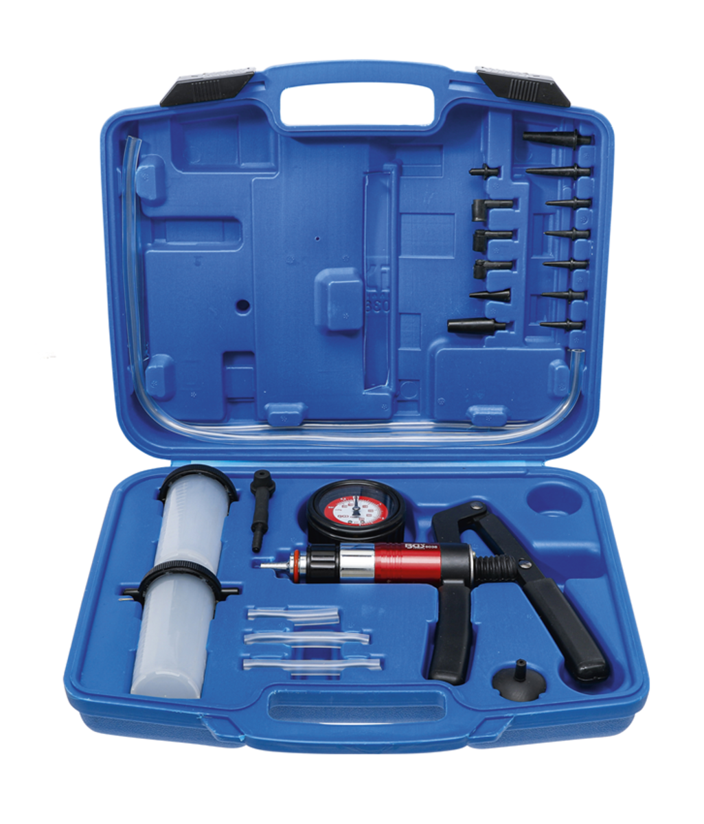 Trusa pentru verificare vacuum max. 0.7 bari presiune max. 3 bari BGS Technic 8038 Trusa pentru verificare vacuum max. 0.7 bari presiune max. 3 bari BGS Technic 8038