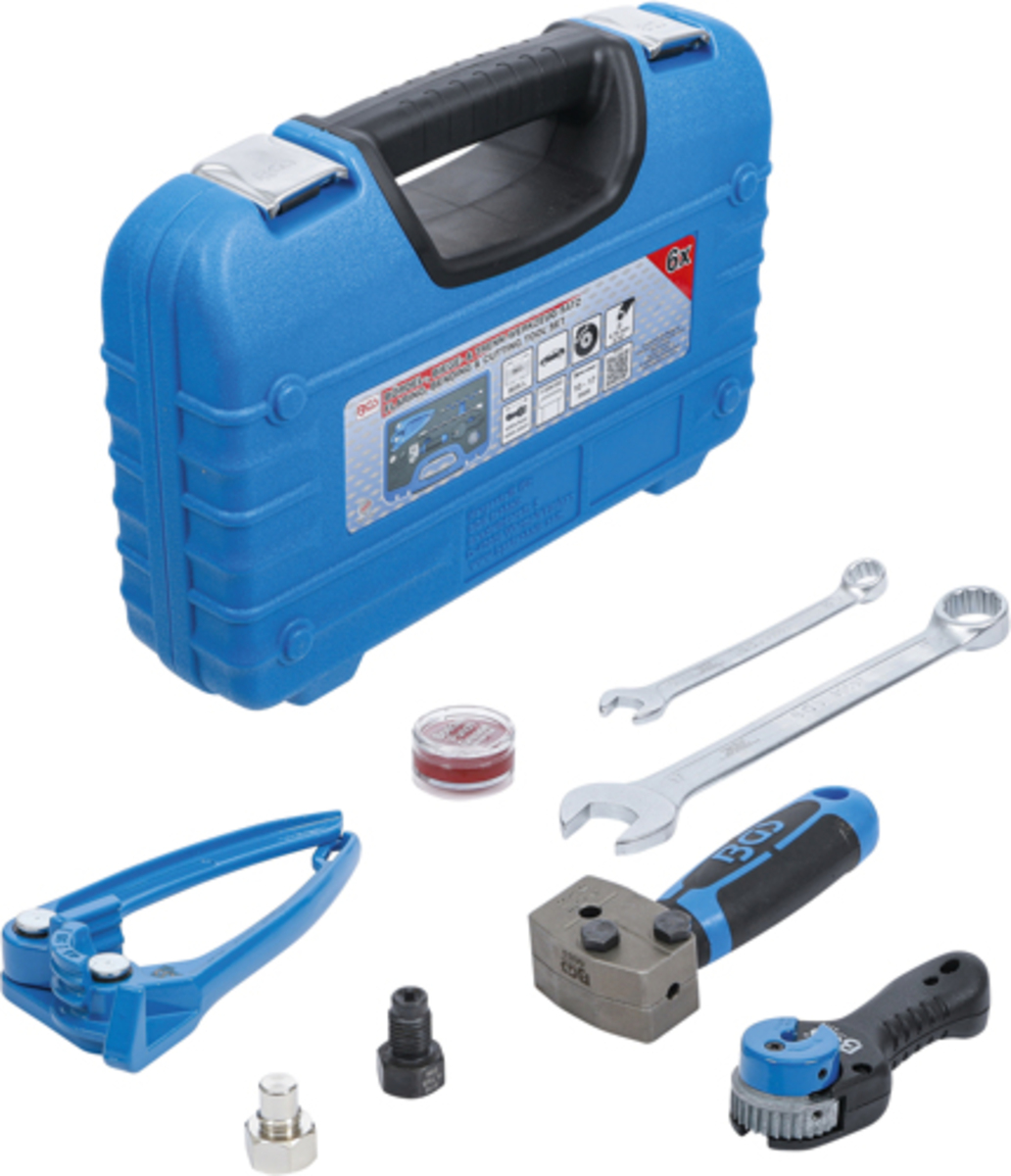 Set scule pentru bercuit indoit si taiat pentru conducte de frana 3/16” BGS Technic 1270 Set scule pentru bercuit indoit si taiat pentru conducte de frana 3/16” BGS Technic 1270