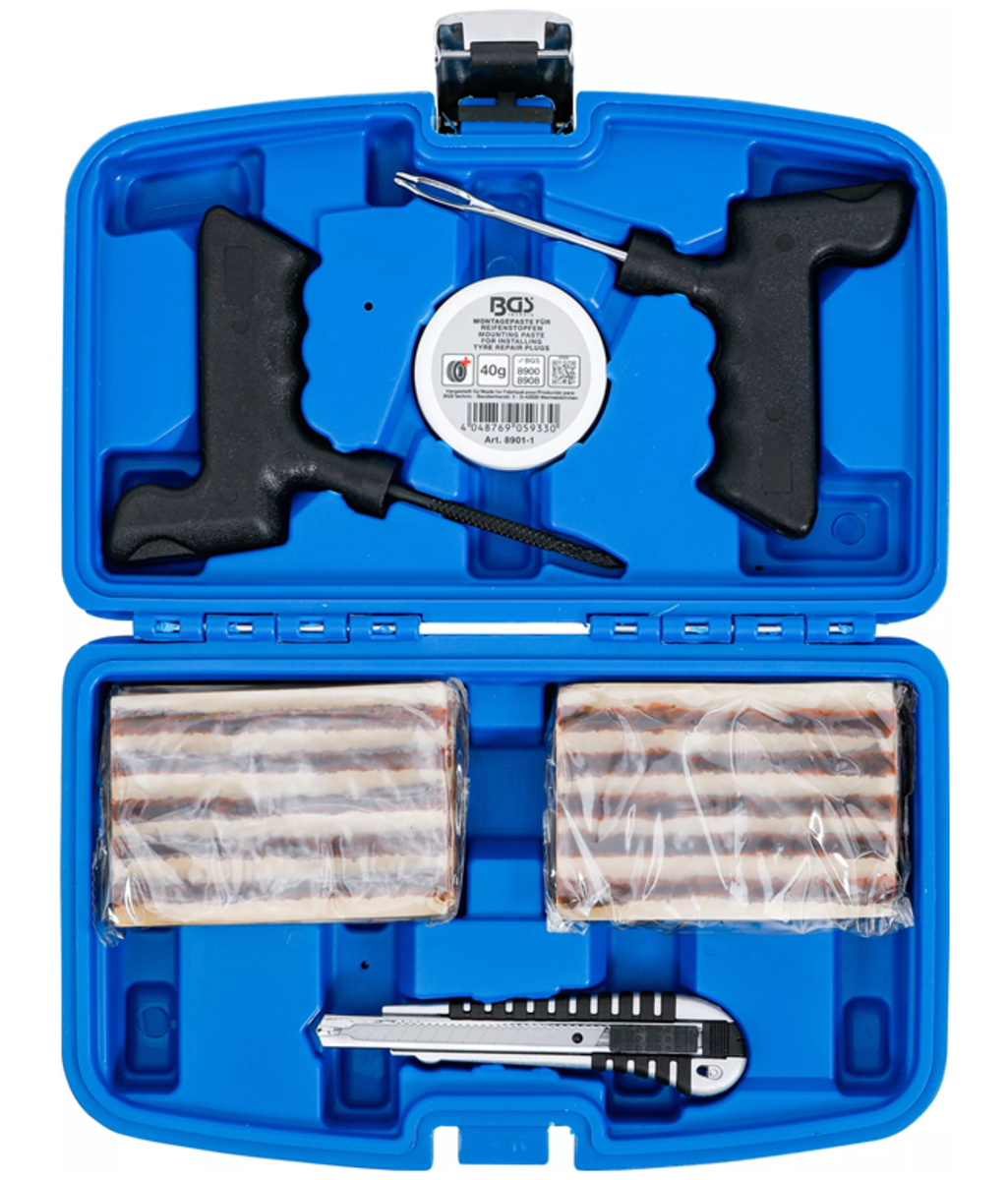 Trusa reparatie pneuri 54 piese BGS Technic 8911