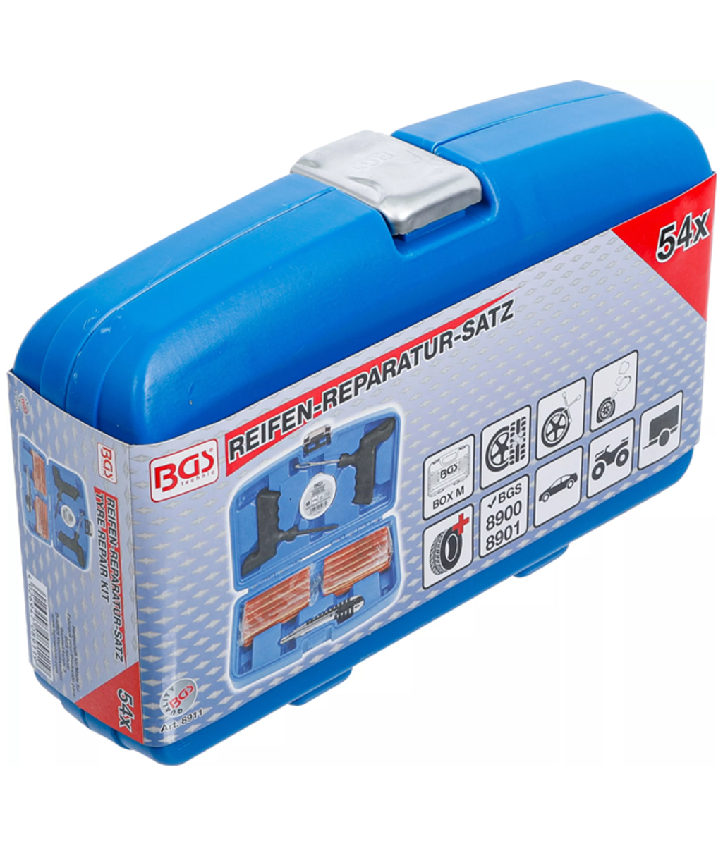 Trusa reparatie pneuri 54 piese BGS Technic 8911