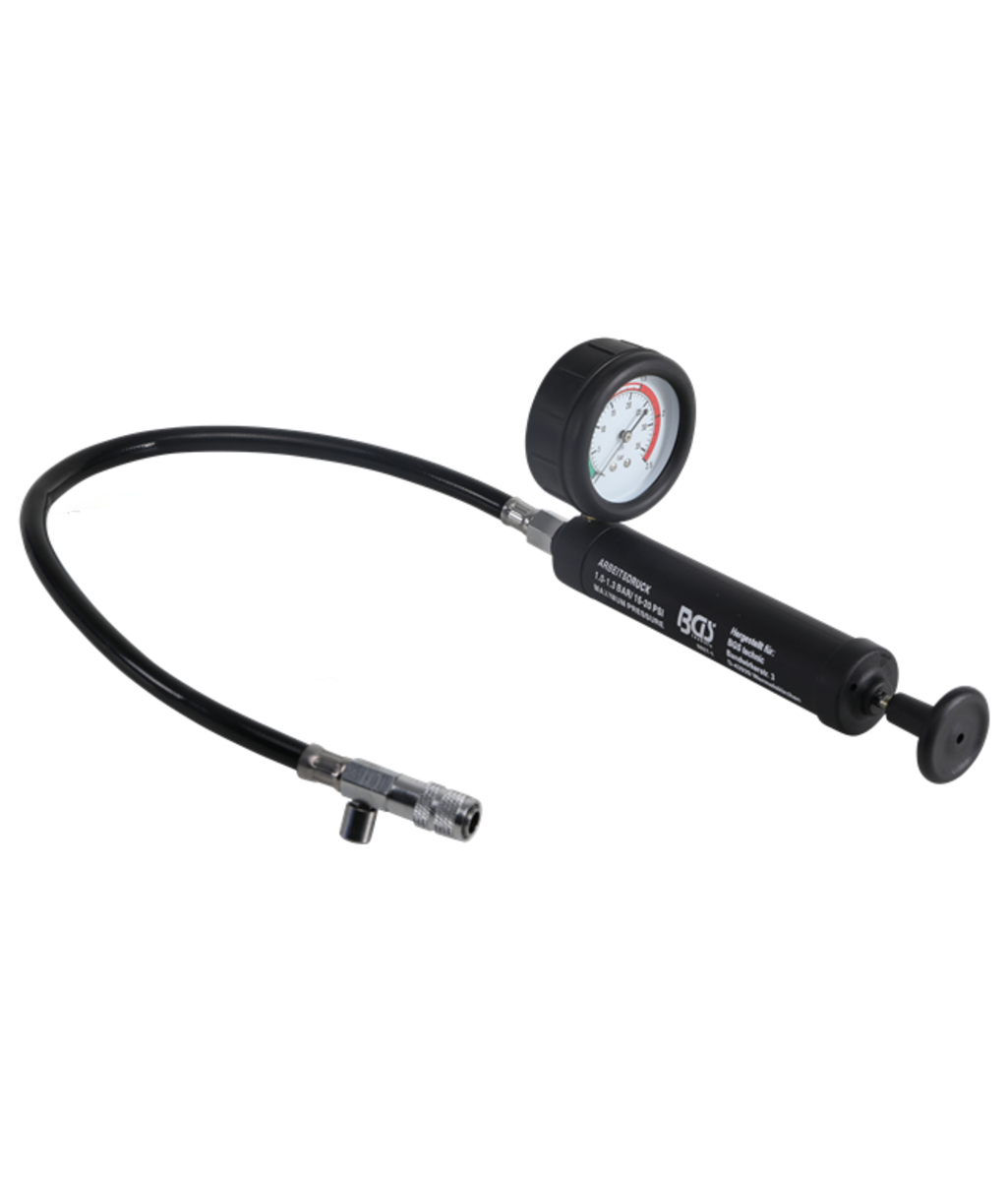 Pompa cu manometru pentru verificare pierderi la sistemu de racire Pompa cu manometru pentru verificare pierderi la sistemu de racire