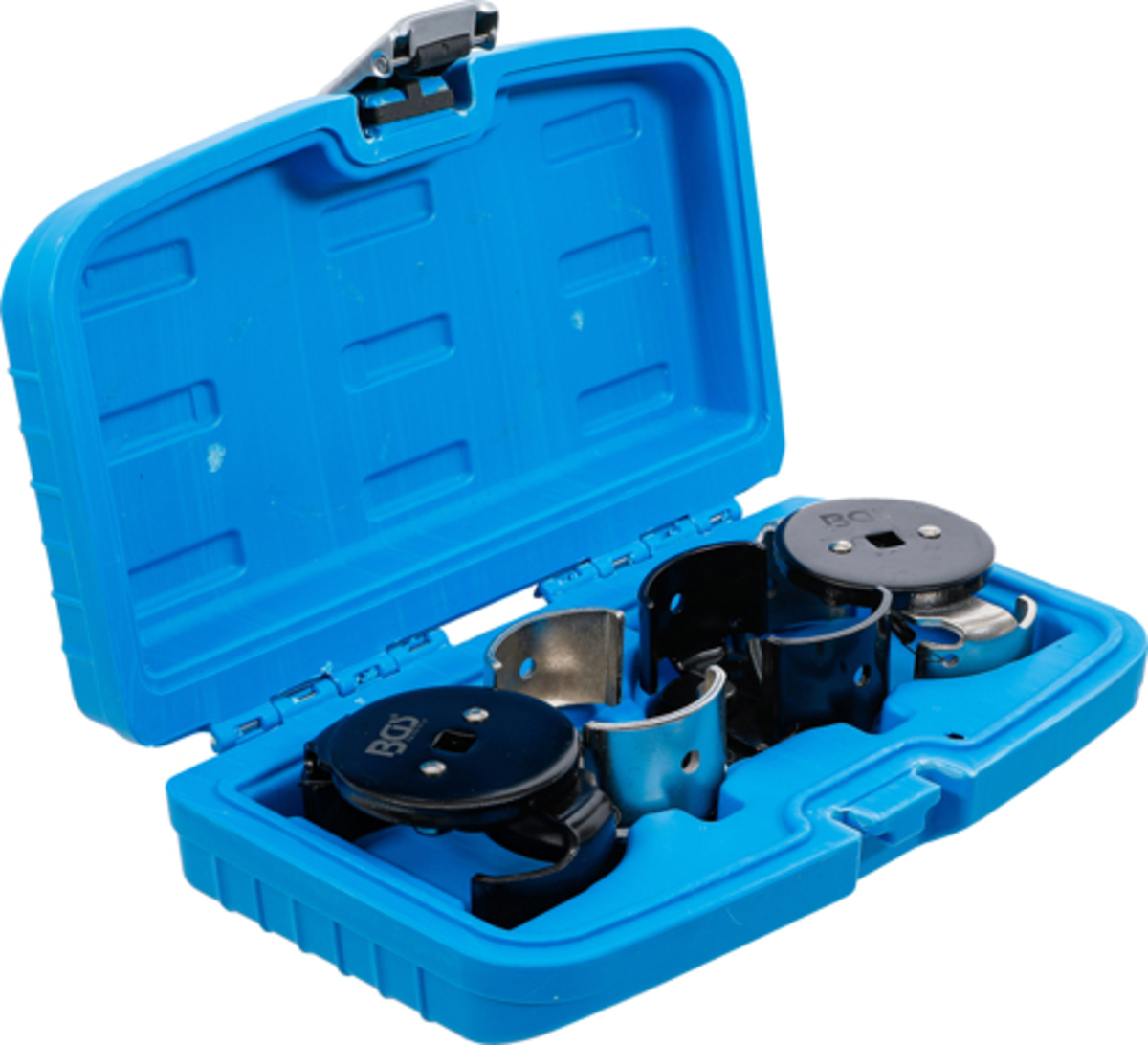 Set chei filtre de ulei universale 60 - 80 / 80 - 96 mm 4 piese BGS Technic 9792 Set chei filtre de ulei universale 60 - 80 / 80 - 96 mm 4 piese BGS Technic 9792