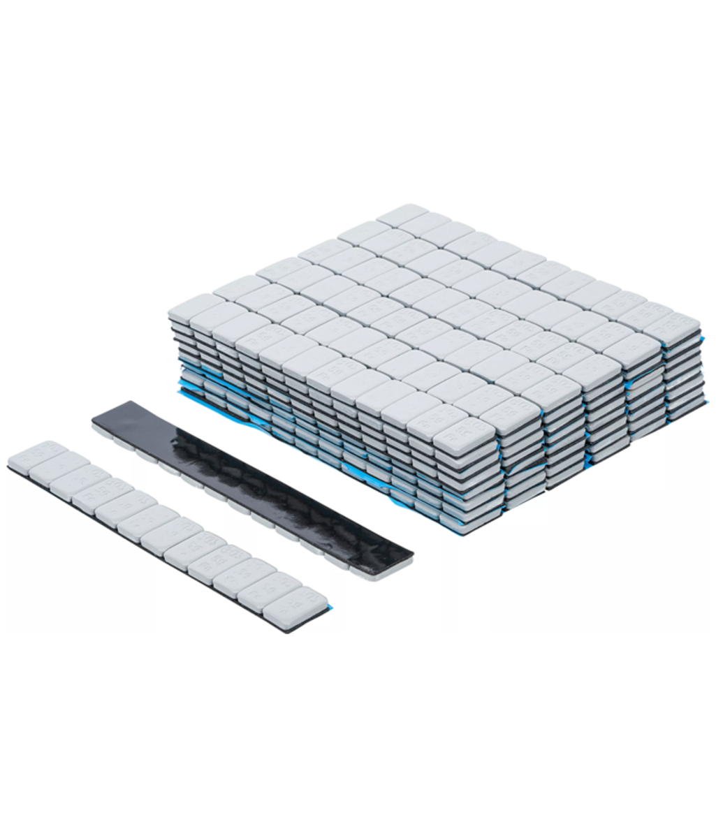 Set greutati autoadezive pentru echilibrare roti 12x5Gr 50 piese BGS Technic 8426 Set greutati autoadezive pentru echilibrare roti 12x5Gr 50 piese BGS Technic 8426