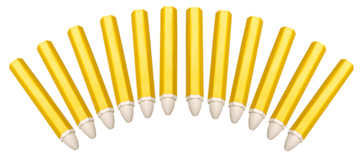 Set markere pentru anvelope albe rezistente la apa 12 bucati