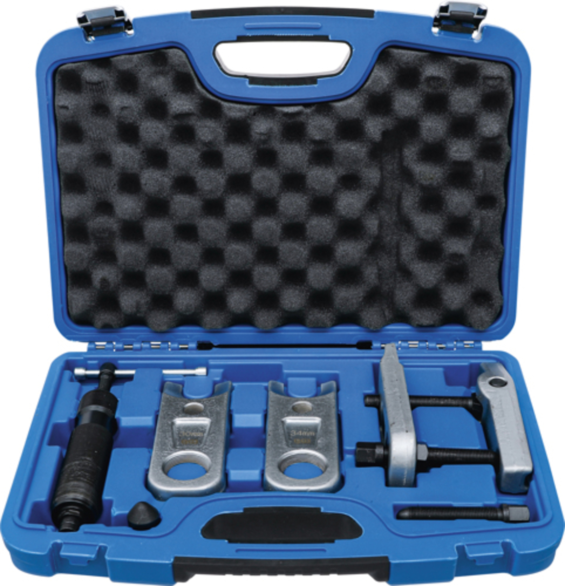 Set prese pivoti pentru autoutilitare 30-34-40 mm 12 T BGS Technic 6645 Set prese pivoti pentru autoutilitare 30-34-40 mm 12 T BGS Technic 6645