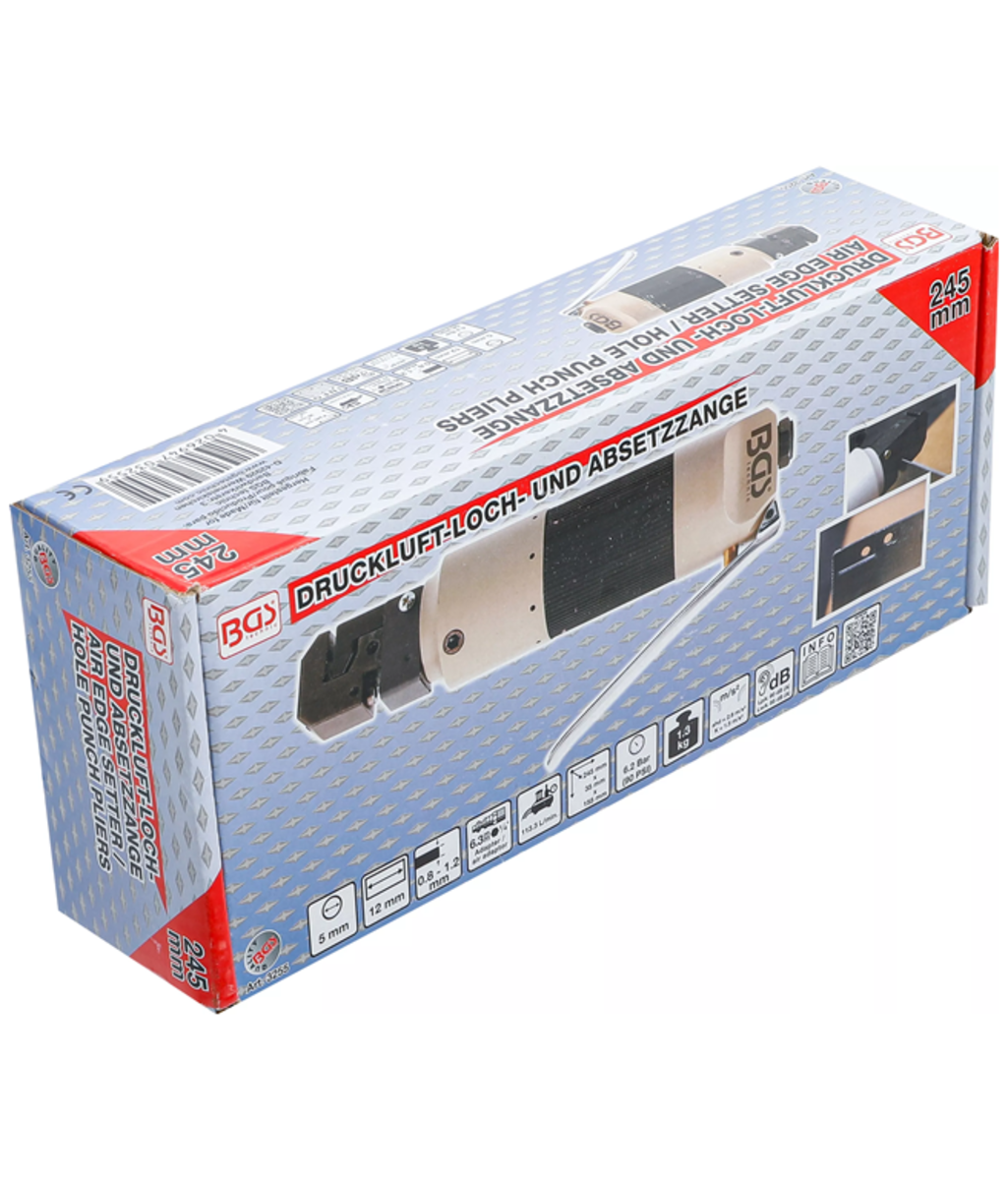 Cleste pneumatic pentru gaurit/faltuit BGS Technic 3255