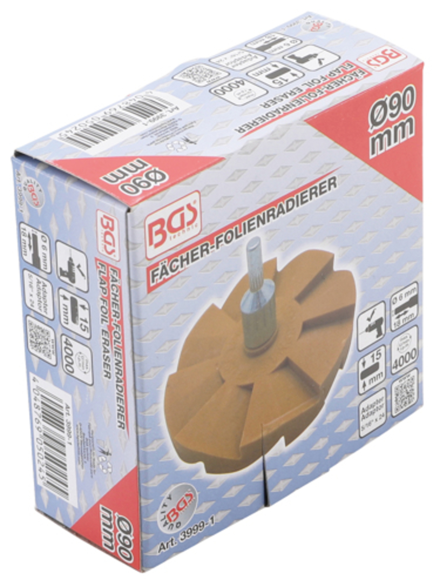 Razuitor pentru curatat adezivi de bandou in evantai 90mm BGS Technic 3999-1 Razuitor pentru curatat adezivi de bandou in evantai 90mm BGS Technic 3999-1