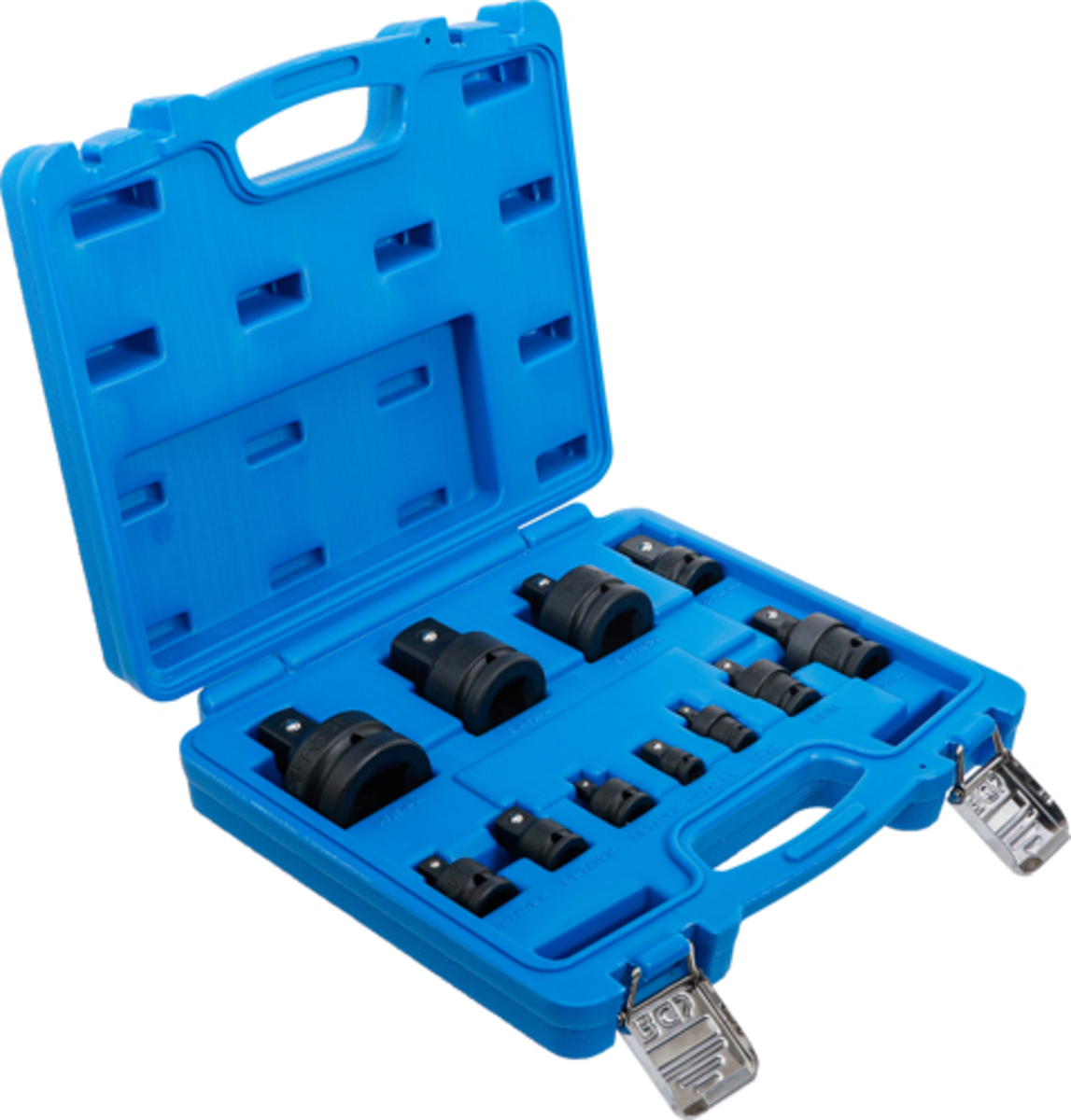 Set adaptoare de impact cu articulatii 6,3mm 1/4"-25mm 1" BGS 25140  Set adaptoare de impact cu articulatii 6,3mm 1/4"-25mm 1" BGS 25140