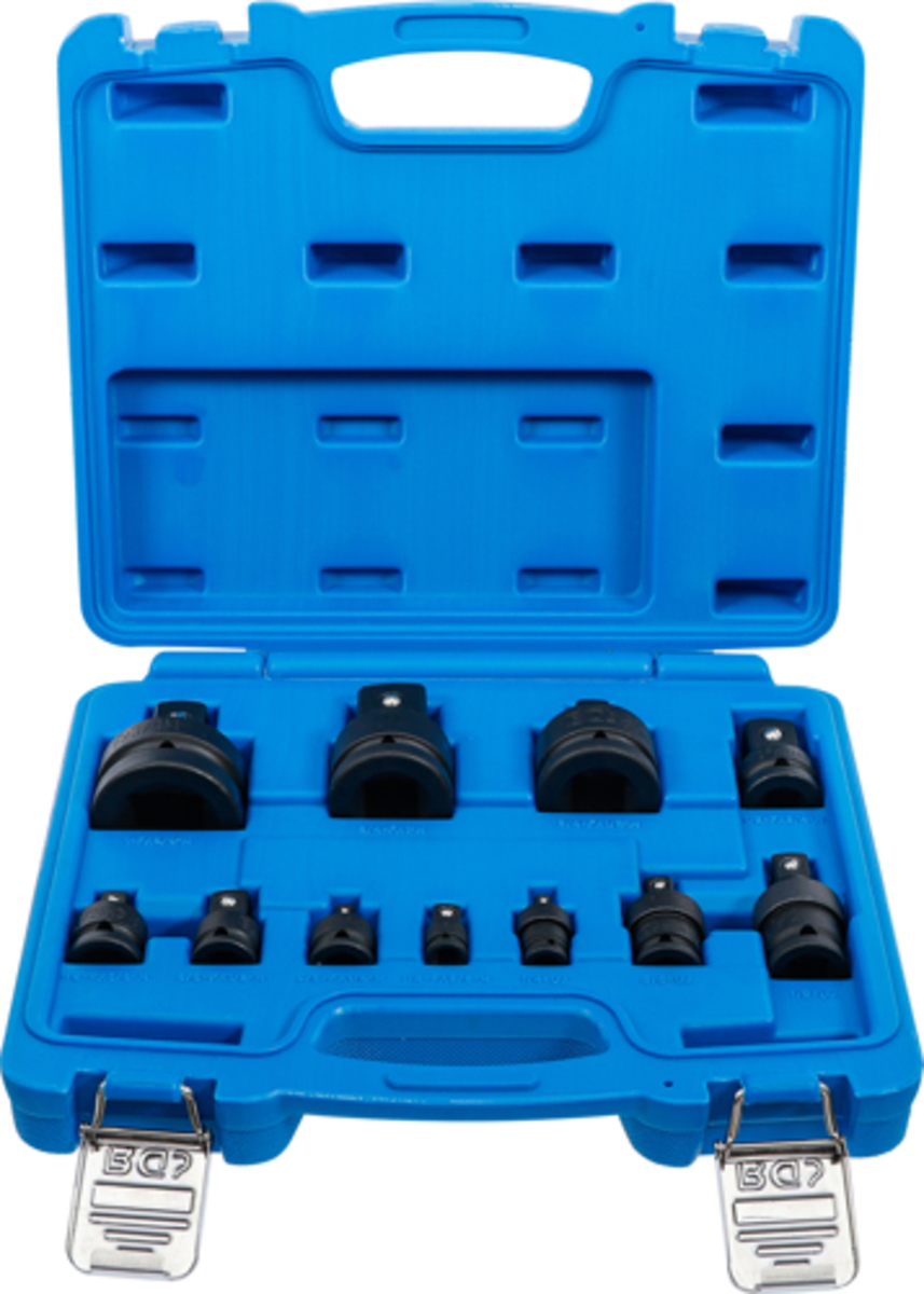 Set adaptoare de impact cu articulatii 6,3mm 1/4"-25mm 1" BGS 25140  Set adaptoare de impact cu articulatii 6,3mm 1/4"-25mm 1" BGS 25140