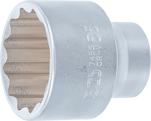 Cheie tubulara scurta 3/4" - 55mm in 12 colturi BGS Technic 7455 Cheie tubulara scurta 3/4" - 55mm in 12 colturi BGS Technic 7455