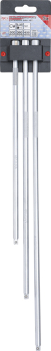 Set prelungitoare 1/4" 300 / 380 / 450 mm 3 piese BGS Technic 6854