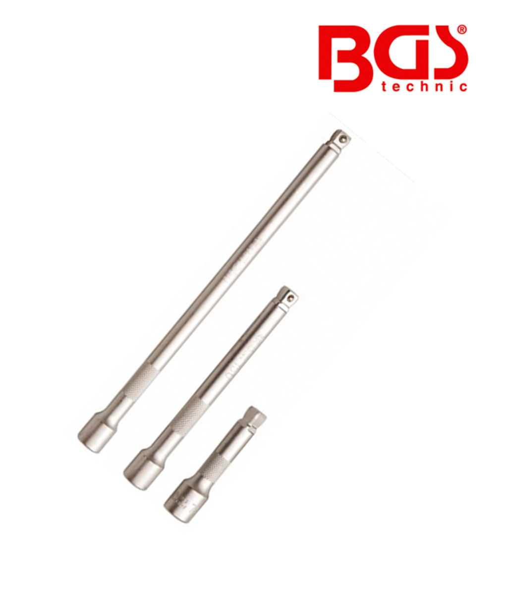 Set prelungitioare cu cap sferic  3/8" - 3 piese BGS Technic 2239