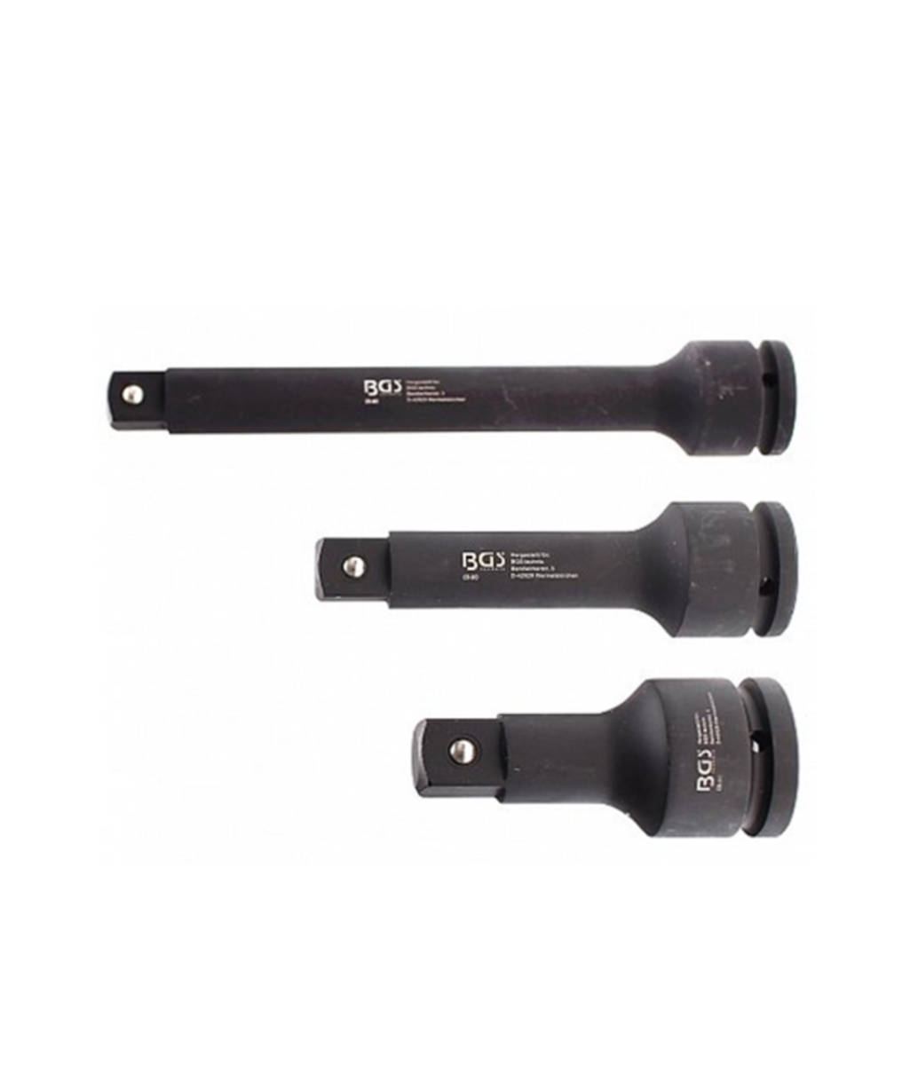 Set prelungitoare de impact 3/4" - 3 piese BGS Technic 8840