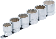 Set chei tubulare 12 colturi 1/2" 24 -38 mm 6piese BGS Technic 70102 Set chei tubulare 12 colturi 1/2" 24 -38 mm 6piese BGS Technic 70102