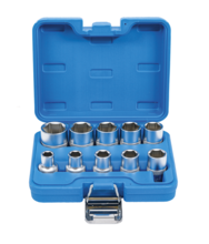 Set chei tubulare cu profil hexagon 3/8"-15/16" - 1/2" - 10 piese BGS Technic 2434 Set chei tubulare cu profil hexagon 3/8"-15/16" - 1/2" - 10 piese BGS Technic 2434