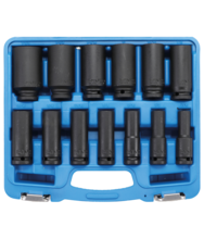Set tubulare adanci de impact 7/16"-1 1/4" antrenare 1/2" - 13 piese BGS Technic 5208 Set tubulare adanci de impact 7/16"-1 1/4" antrenare 1/2" - 13 piese BGS Technic 5208