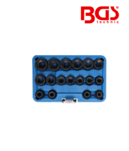 Set tubulare de impact extra scurte 8-24 mm - 1/2"- 17 piese BGS Technic 9286 Set tubulare de impact extra scurte 8-24 mm - 1/2"- 17 piese BGS Technic 9286