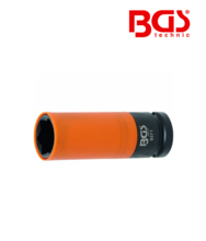 Tubulara speciala antifurt 21mm pentru prezoane de roti Hyundai i30, Tucson & Kia, antrenare 12.5mm - 1/2” BGS Technic 9371