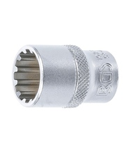 Tubulara "Gear Lock" scurta 12 colturi 1/2"-18mm  BGS Technic 10218