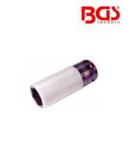 Tubulara de impact 22mm cu protectie din plastic 12.5mm - 1/2" BGS Technic 7208