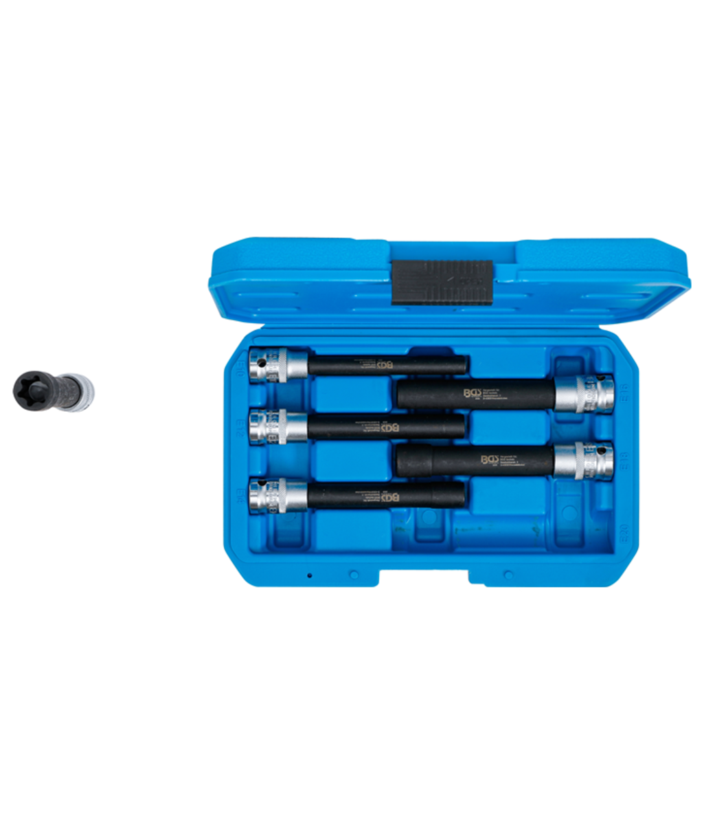 Set cu tubulare Profil E extra lungi E10-E20 - 1/2" BGS Technic 2028 Set cu tubulare Profil E extra lungi E10-E20 - 1/2" BGS Technic 2028