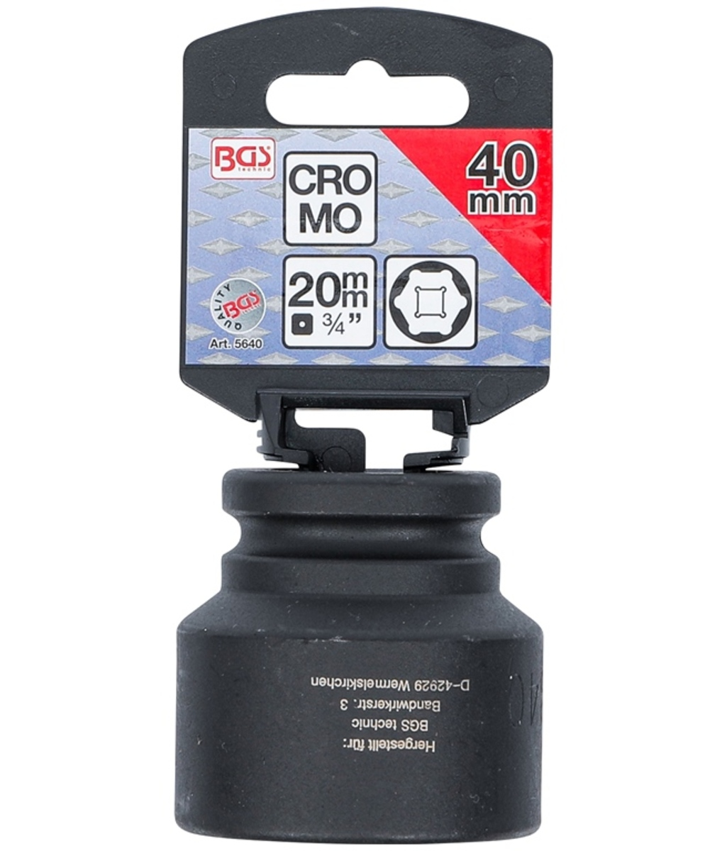 Tubulara de impact scurta 6 colturi 3/4"-40mm BGS Technic 5640