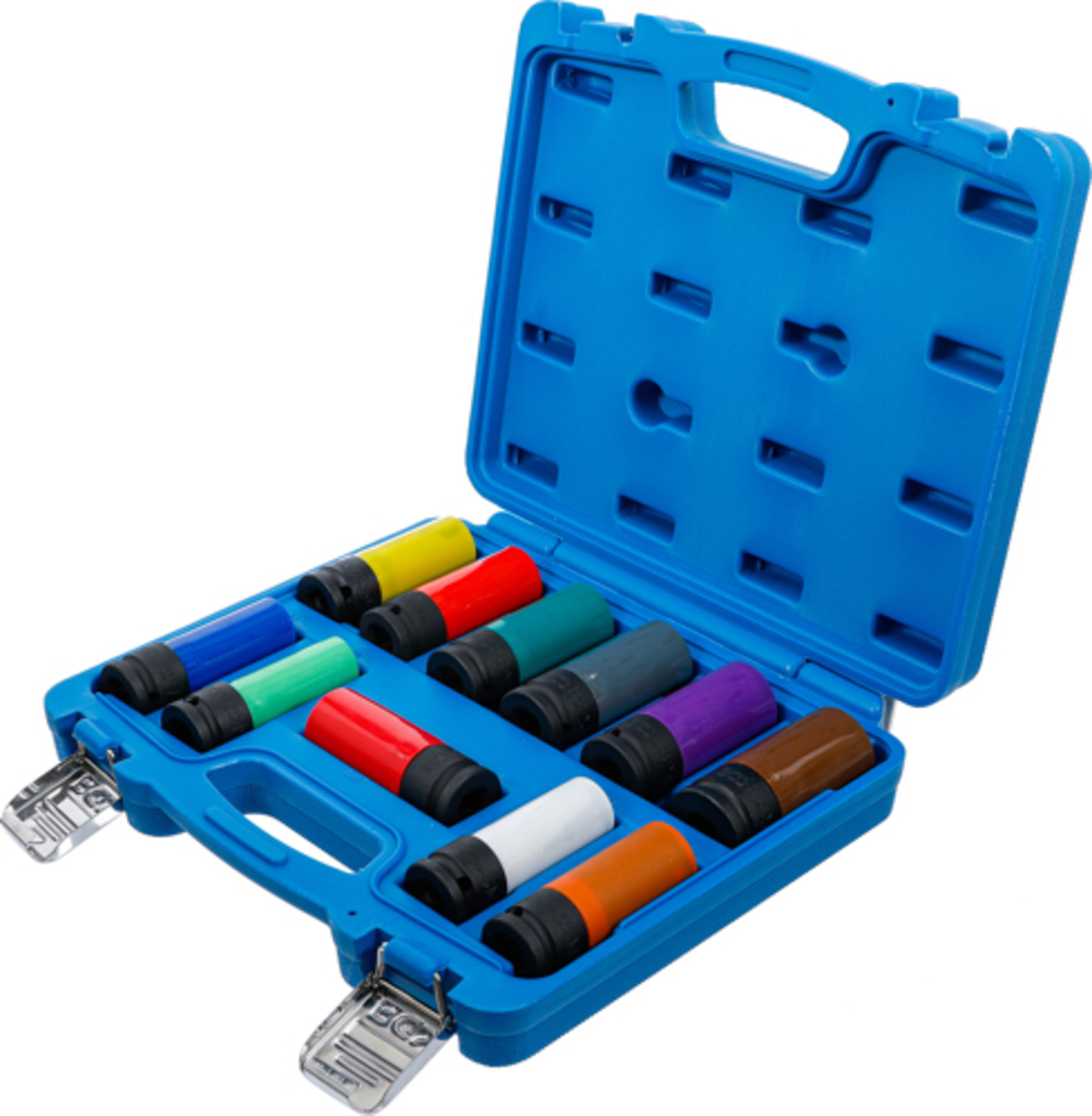 Set cheie tubulare de impact cu protectie 1/2" - 15-27 mm - 11 piese BGS Technic 74254 Set cheie tubulare de impact cu protectie 1/2" - 15-27 mm - 11 piese BGS Technic 74254