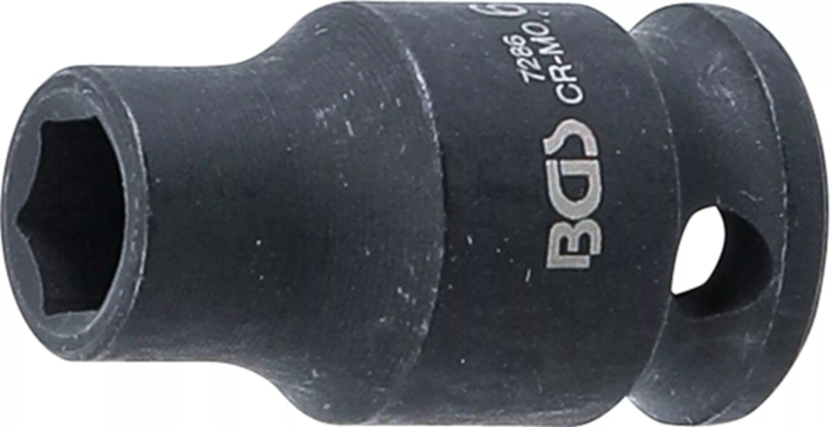 Tubulara de impact scurta 1/4" - 6mm in 6 colturi  BGS 7286 Tubulara de impact scurta 1/4" - 6mm in 6 colturi  BGS 7286