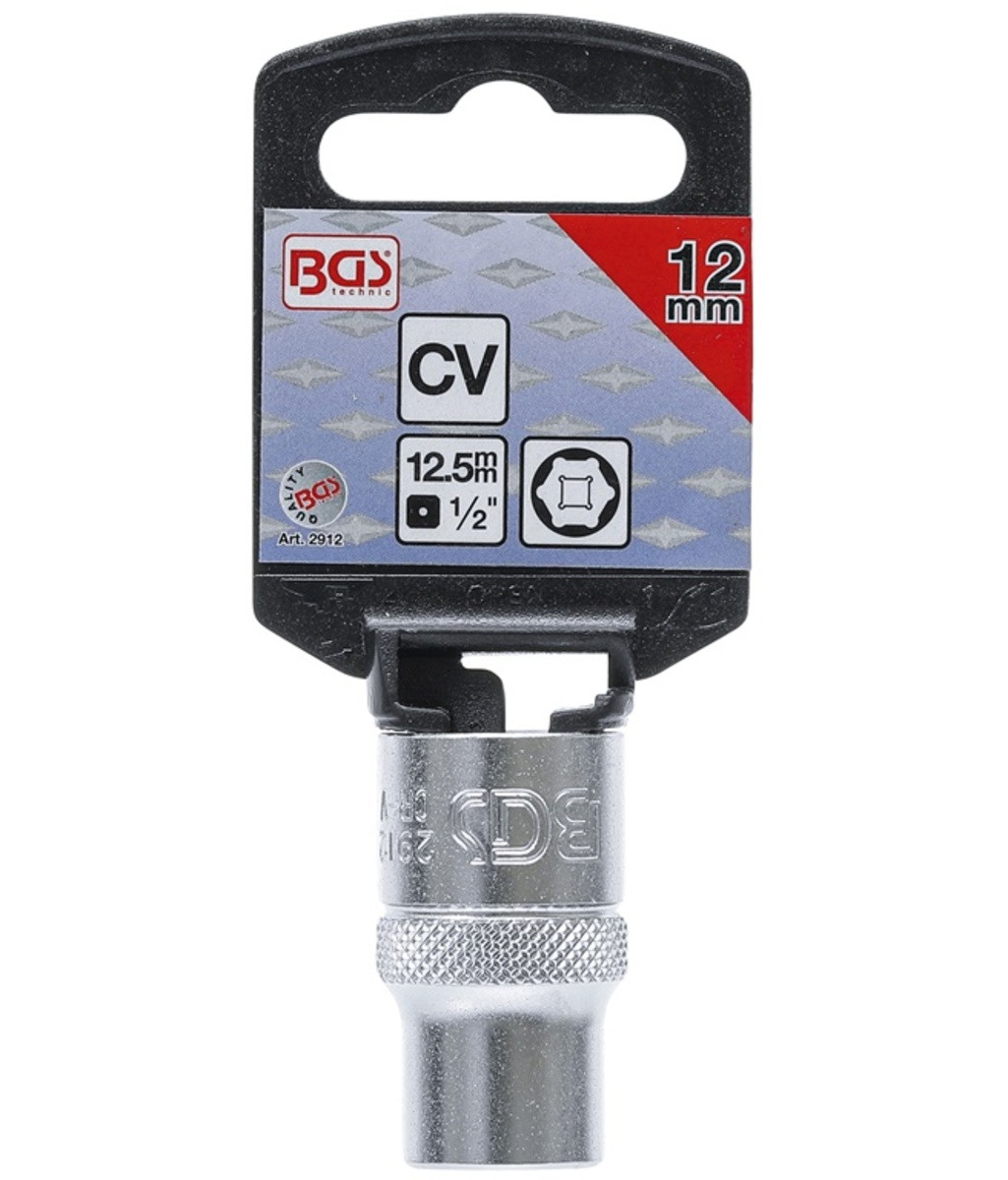 Tubulara Pro Torque scurta 1/2" - 12mm BGS Technic