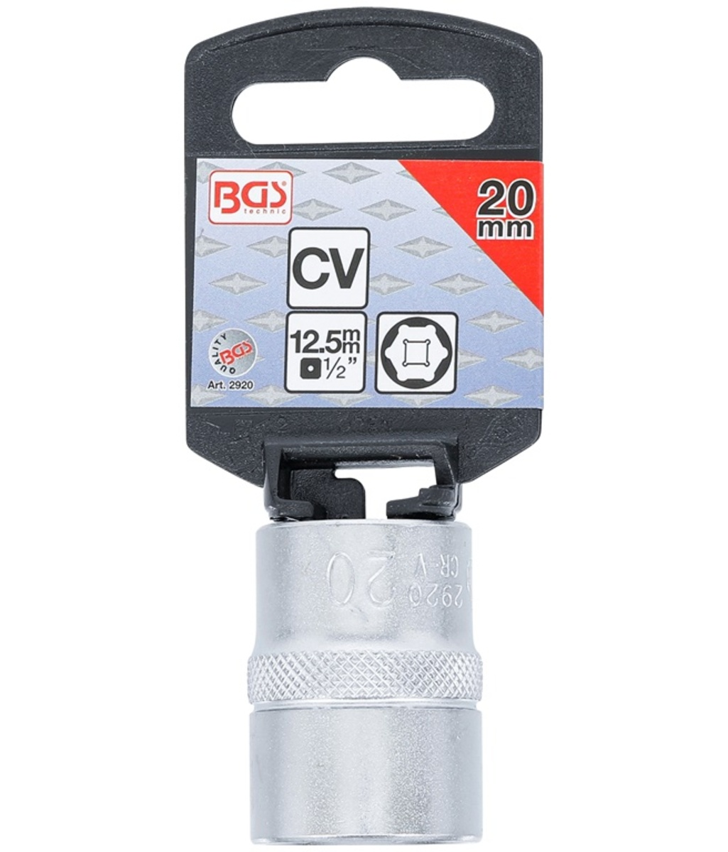 Tubulara Pro Torque scurta 1/2" - 20mm BGS Technic