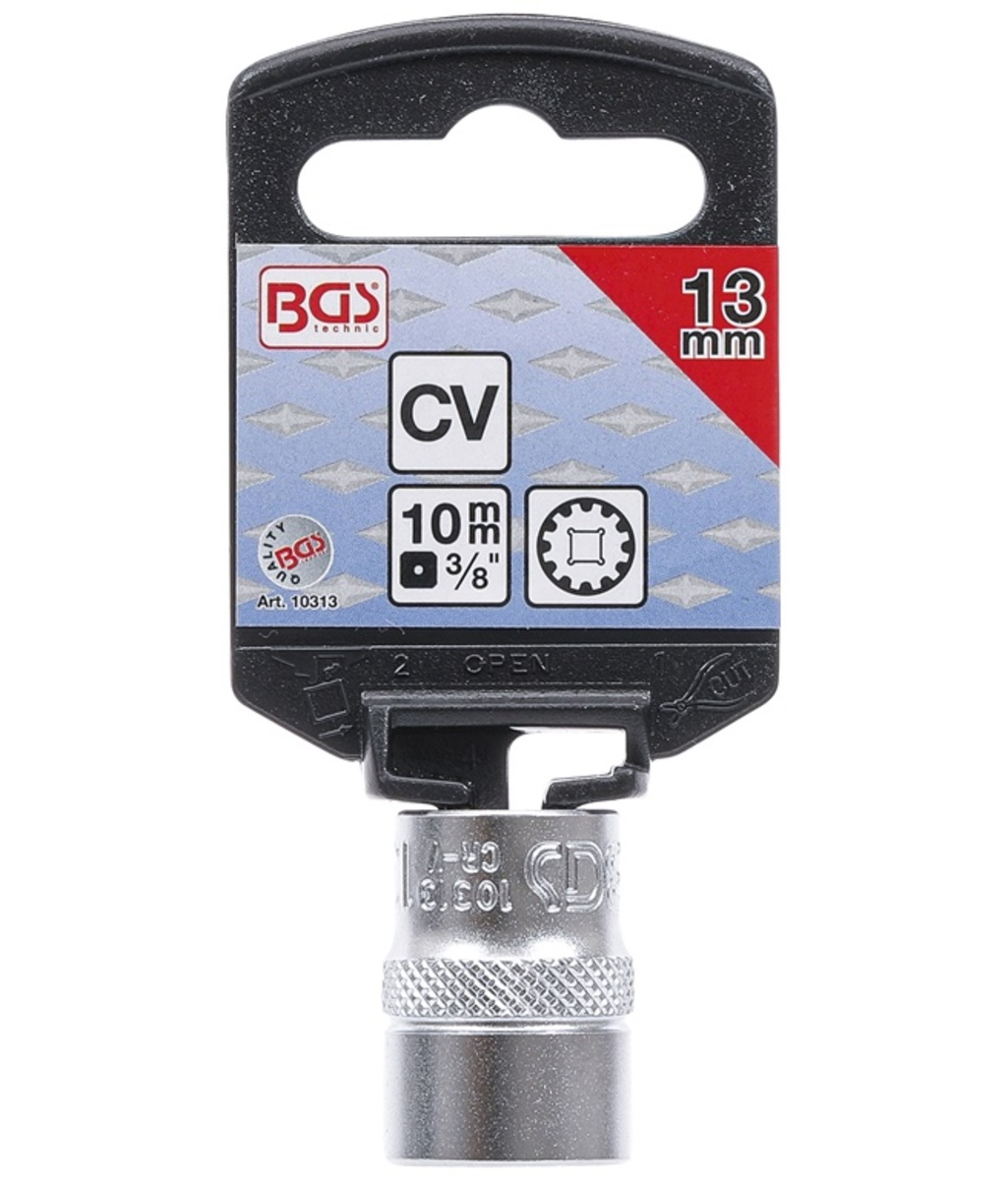 Tubulara "Gear Lock" scurta 3/8"-13mm BGS Technic 10313 Tubulara "Gear Lock" scurta 3/8"-13mm BGS Technic 10313