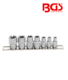Set chei tubulare Profil E, E6-E16 - 1/4" - 3/8" - 7 piese BGS Technic 2027
