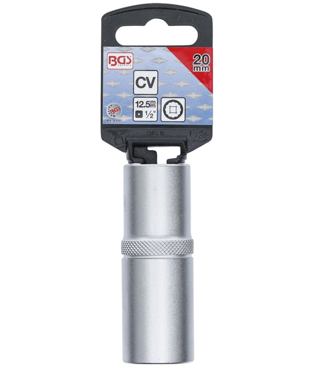 Tubulara lunga 12 colturi 1/2"-20mm  BGS Technic 9359 Tubulara lunga 12 colturi 1/2"-20mm  BGS Technic 9359