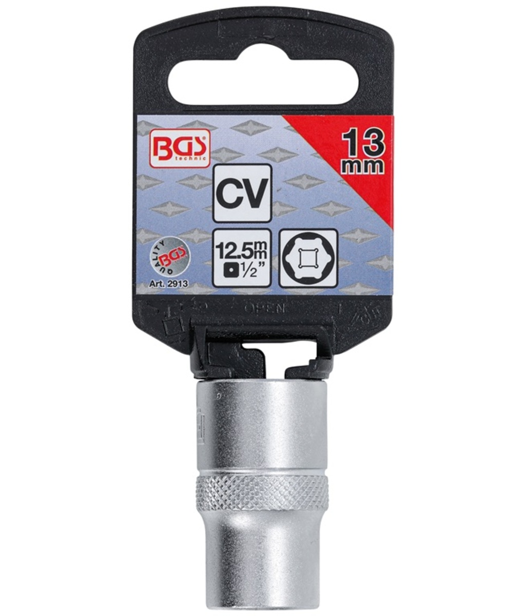 Tubulara Pro Torque scurta 1/2" - 13mm BGS Technic