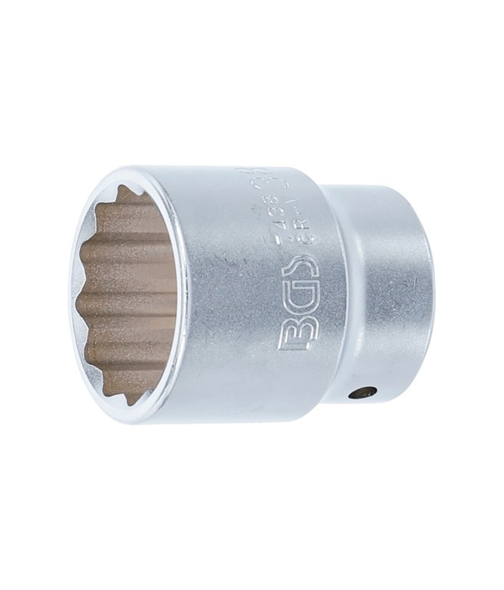 Tubulara scurta in 12 colturi 3/4" - 38mm BGS Technic