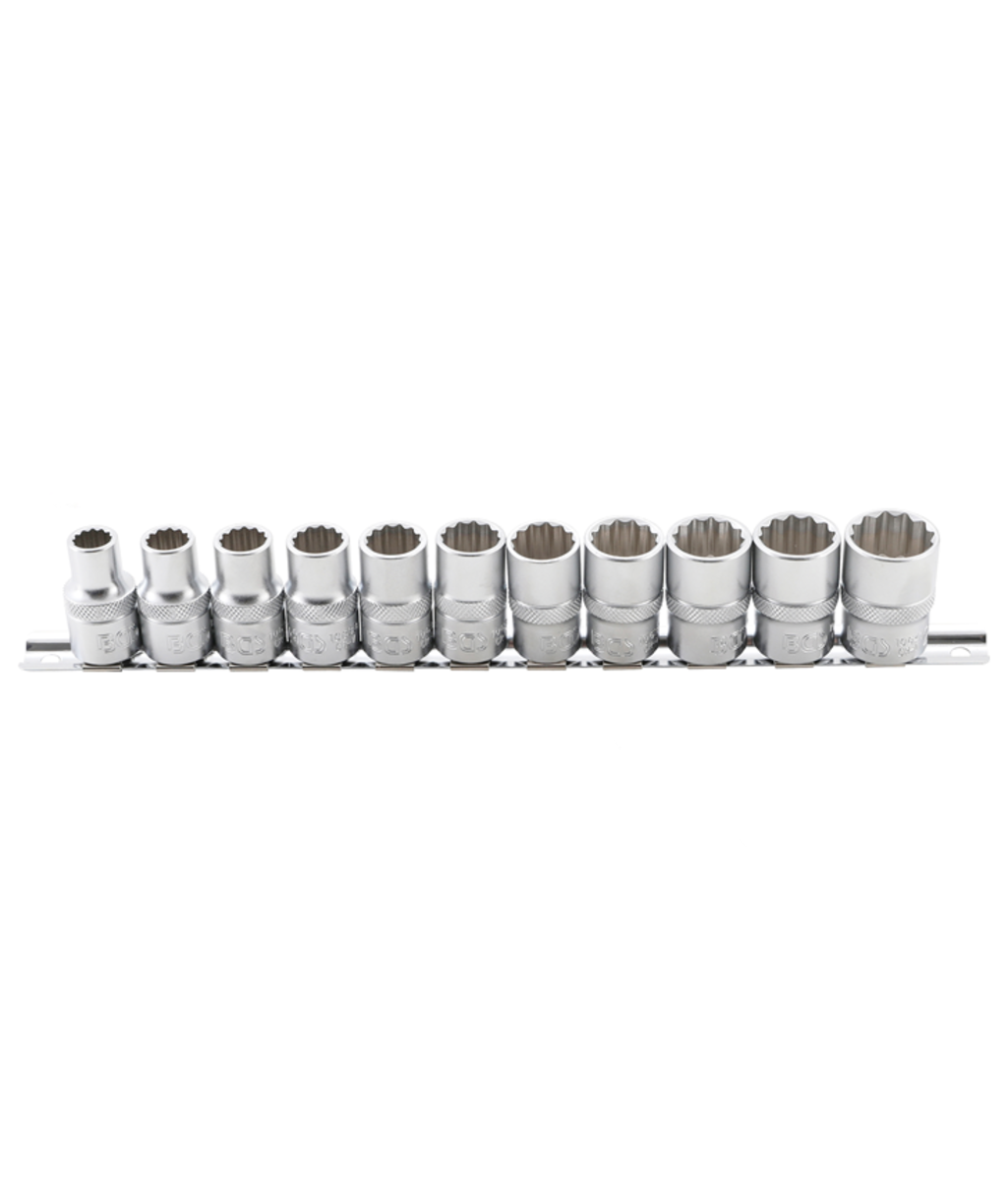 Set chei tubulare 10 - 21 mm in 12 colturi 12,5 mm - 1/2" - 12 piese BGS Technic 9107 Set chei tubulare 10 - 21 mm in 12 colturi 12,5 mm - 1/2" - 12 piese BGS Technic 9107
