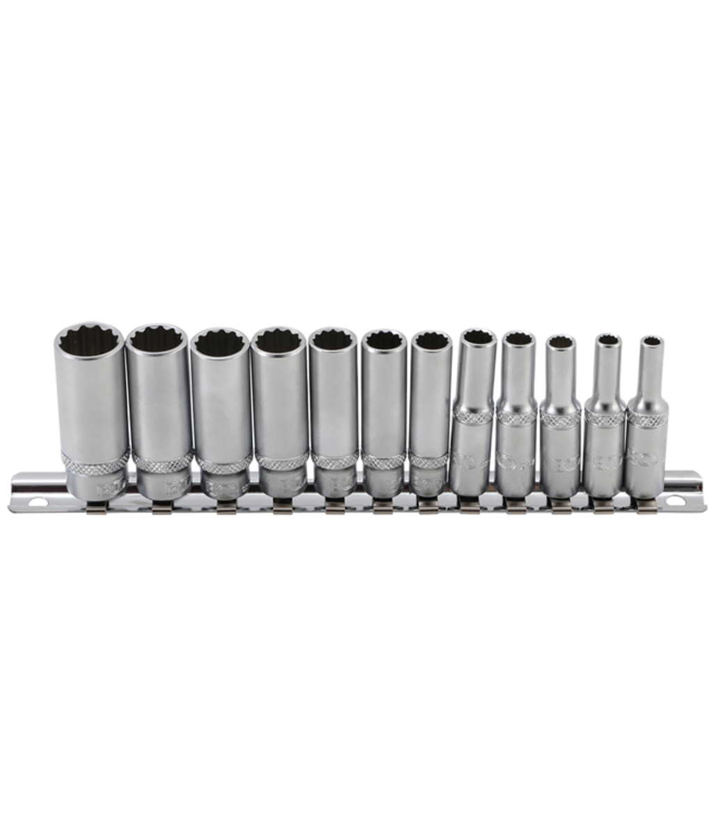 Set chei tubulare 12 colturi 6,3mm - 5/32"-9/16" - 1/4" 12 piese BGS Technic 2757
