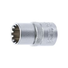 Tubulara "Gear Lock" scurta 12 colturi 1/2"-14mm  BGS Technic 10214