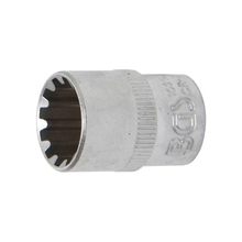 Tubulara "Gear Lock" scurta 3/8"-14mm BGS Technic 10314