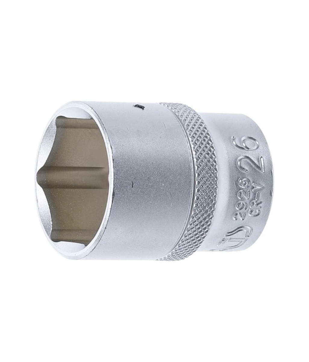 Tubulara scurta 6 colturi 1/2"-26mm BGS Technic 2926