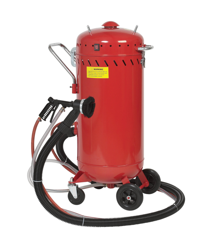Aparat de sablare exterior cu rezervor 126 litri si aspirator incorporat Big Red Jack