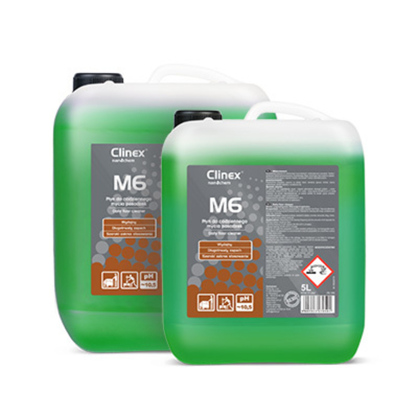  Detergent lichid profesional pentru curatarea zilnica a podelelor Clinex M6 Mediu 5 litri